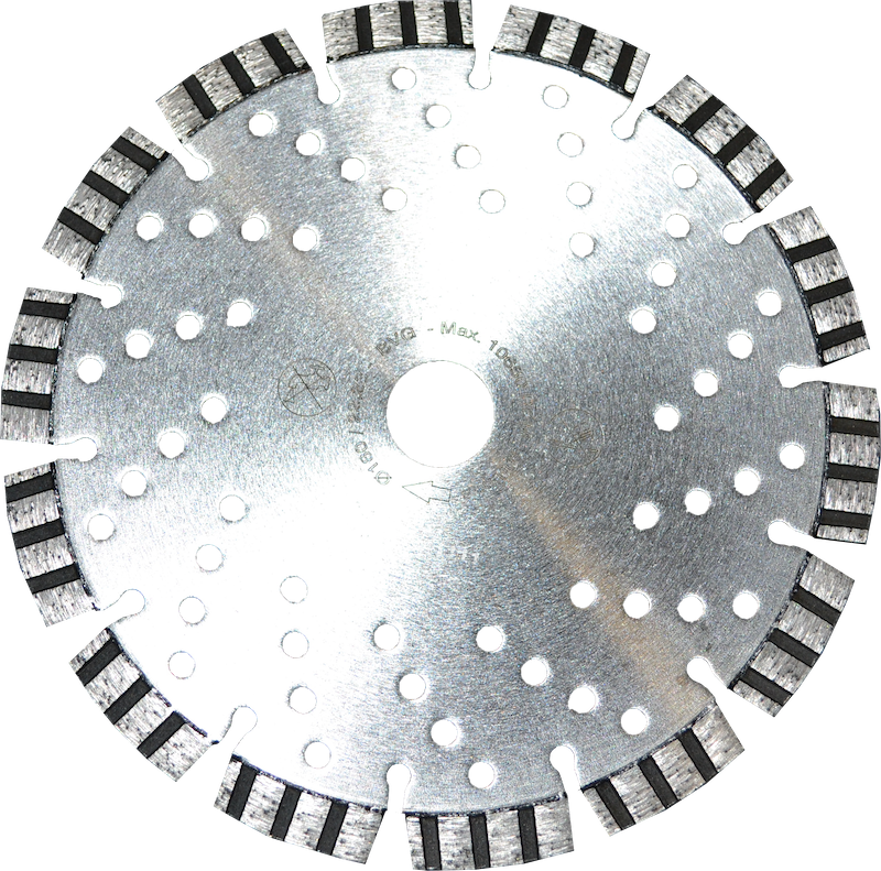 foto prodotto 1 - Disco Diamantato LAMPO Diam. 180 mm. Per Cemento