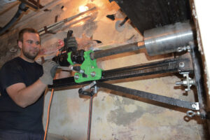 foto applicazione 1 - Unità di carotaggio Mod. PLE 182  2300 W  Power line