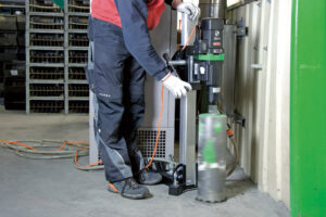 foto applicazione 1 - Unità di carotaggio Mod. DBE 250 R  2500 W