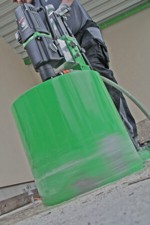 foto applicazione 1 - Unità di carotaggio Mod. PLE 450 B  3300 W Pover Line